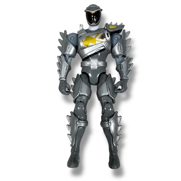 Power Rangers Dino Super Charge Drive Graphite Ranger Action Figure Loose 5" Toy - Picture 1 of 5